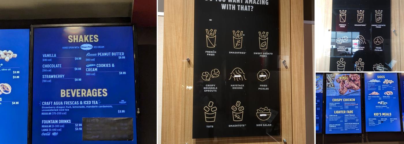 Smashburger Menu