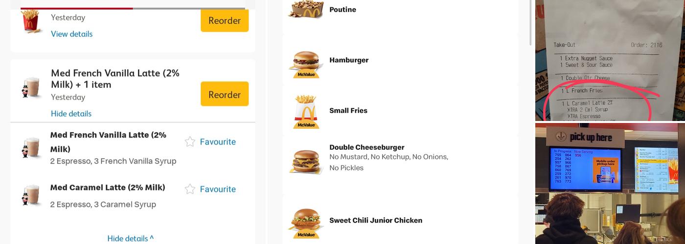 McDonald's Menu