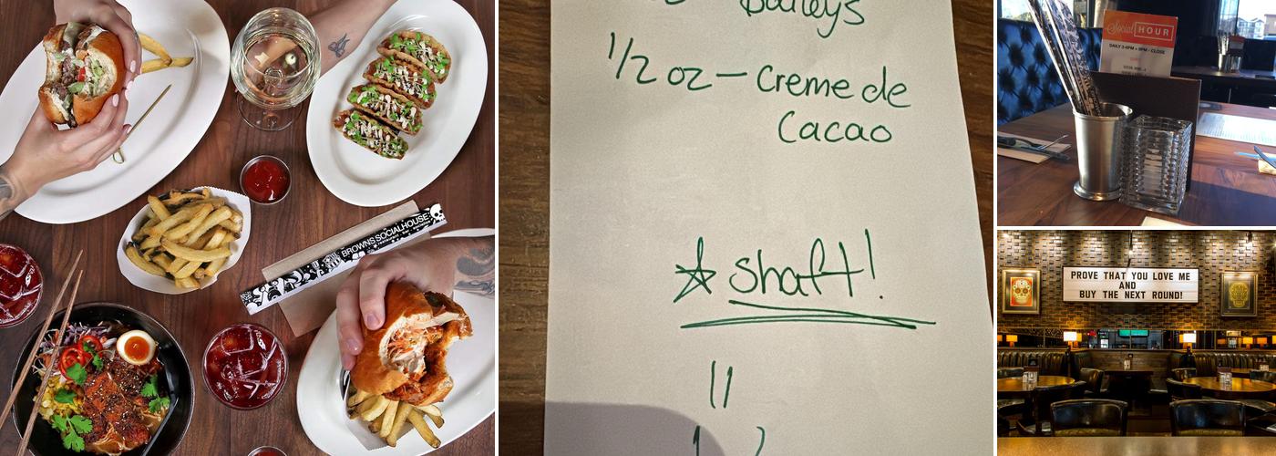 Browns Socialhouse Albany Menu