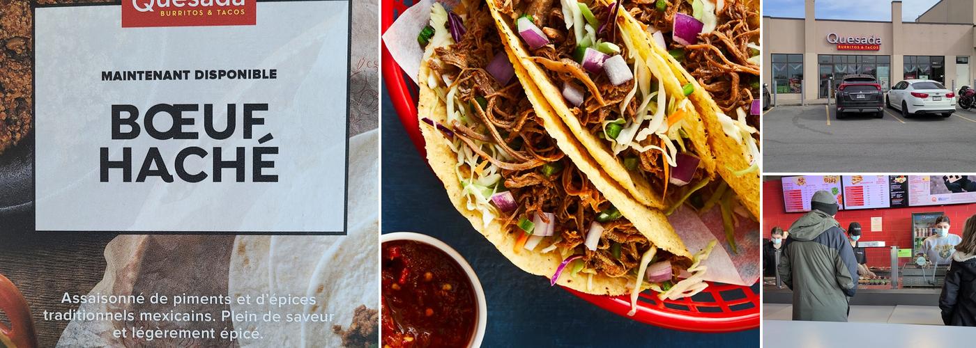 Quesada Burritos & Tacos Menu