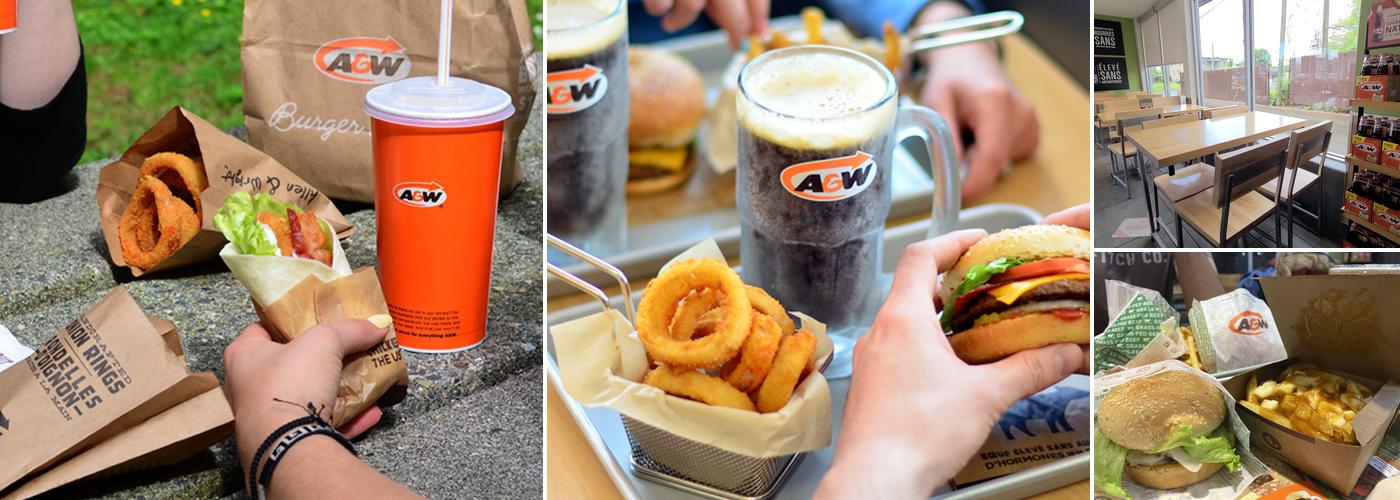 A&W Canada Menu