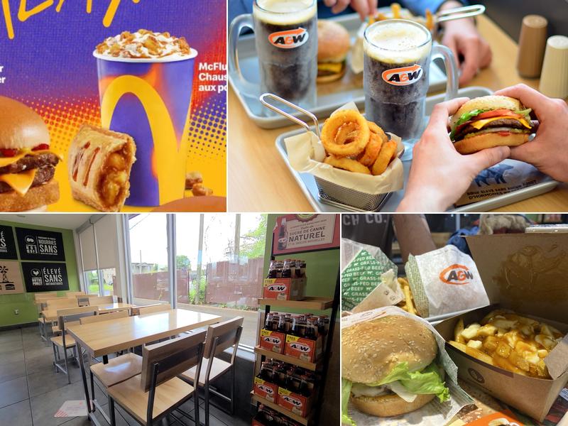 A&W Canada Menu