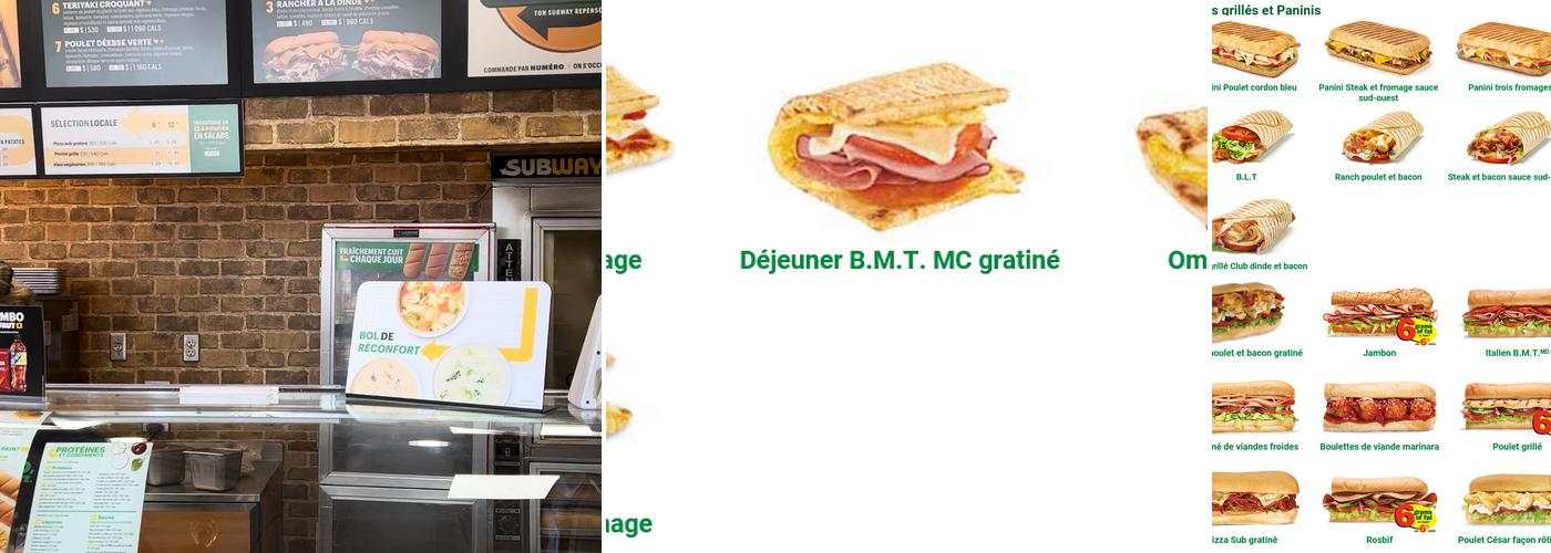 Subway Menu