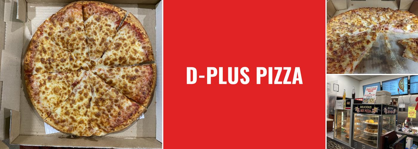 D-Plus Pizza Menu