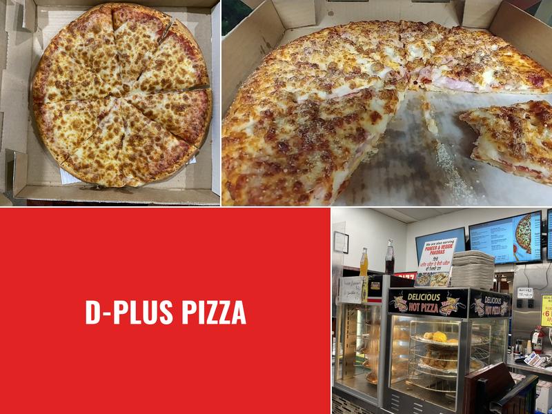 D-Plus Pizza Menu