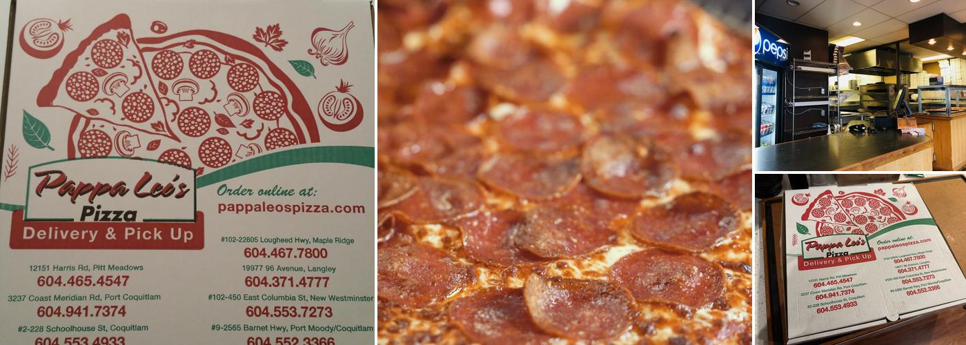 Pappa Leo's Pizza Menu