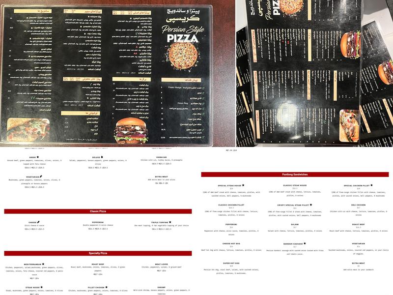 Crispy Delight Menu