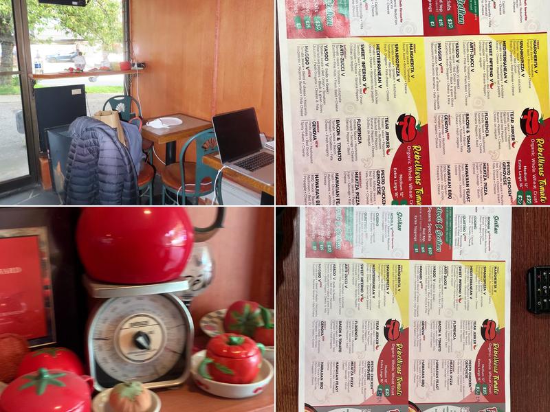 Rebellious Tomato Menu