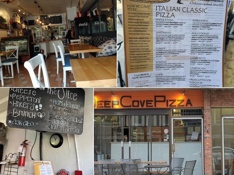 Deep Cove Pizza Menu