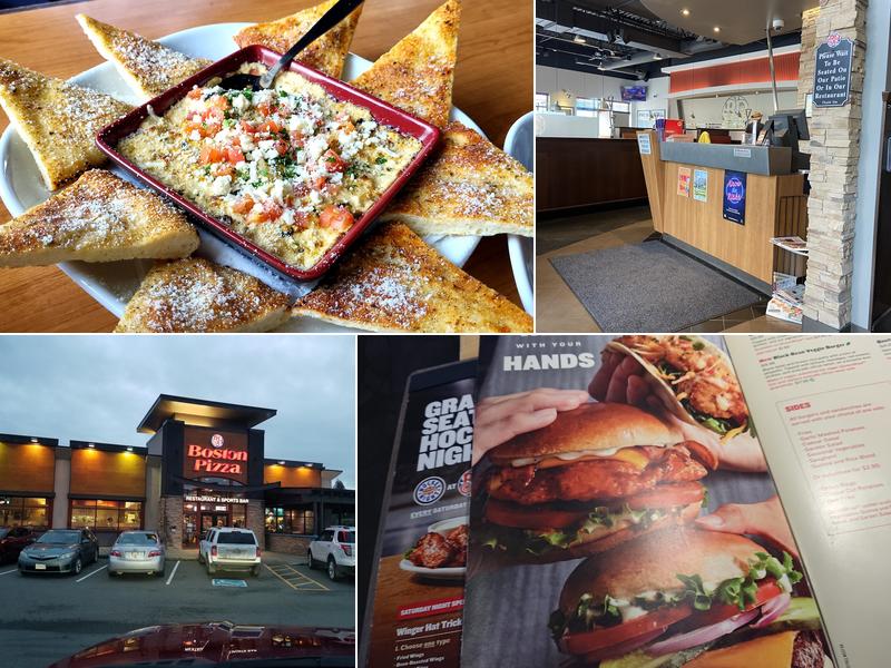 Boston Pizza Menu