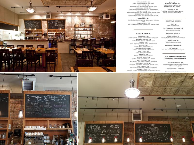 The Loaf Italian Restaurant, Bar & Pizzeria Menu