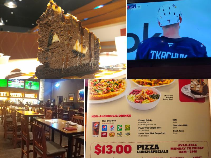 Boston Pizza Menu