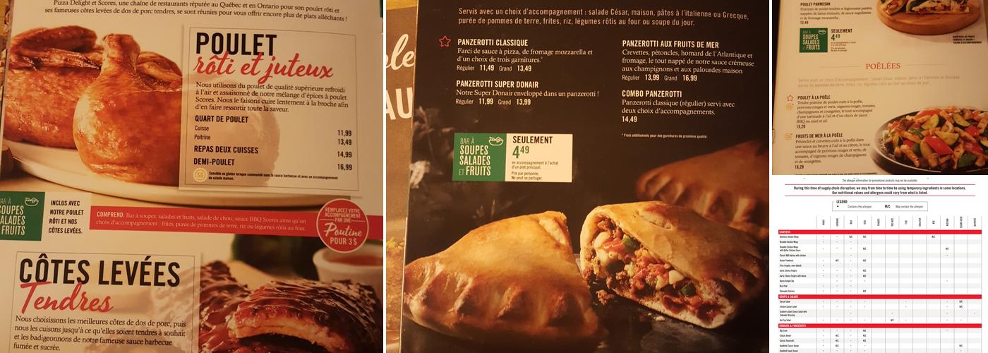 Pizza Delight Menu