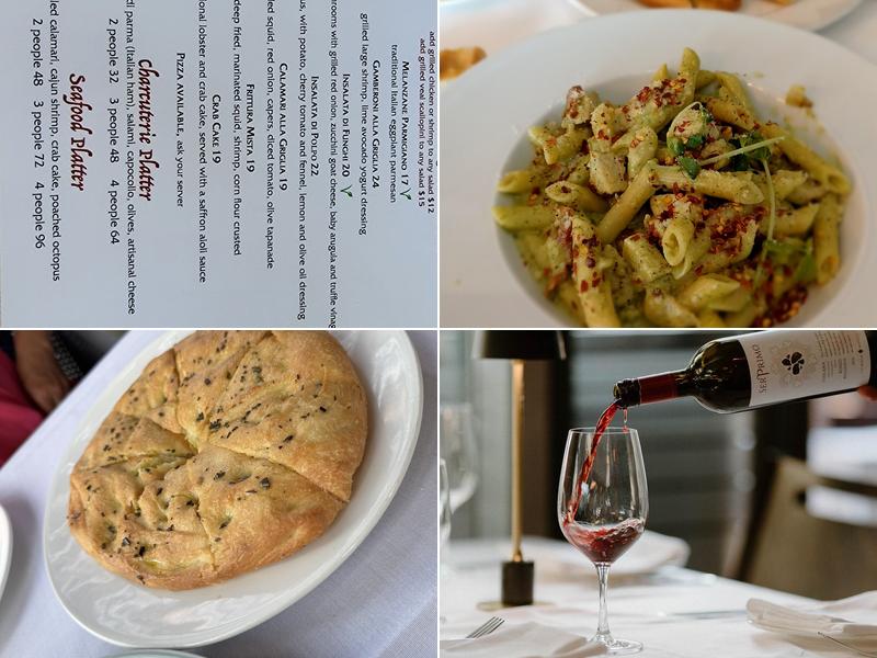 Alioli Ristorante Menu