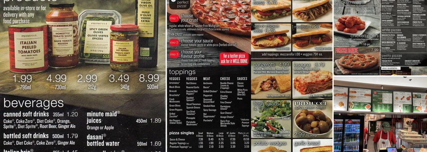 Pizza Nova Menu