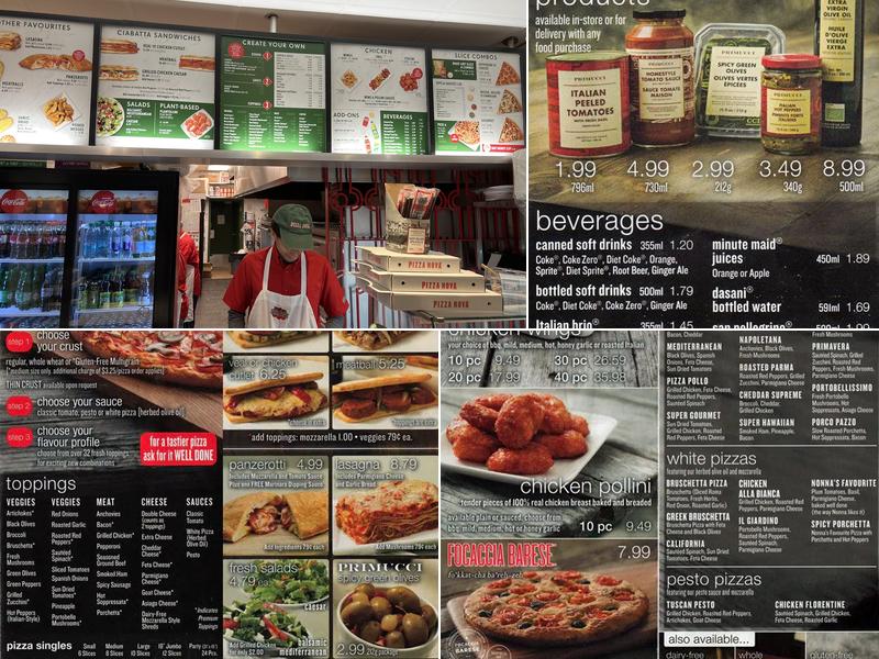 Pizza Nova Menu