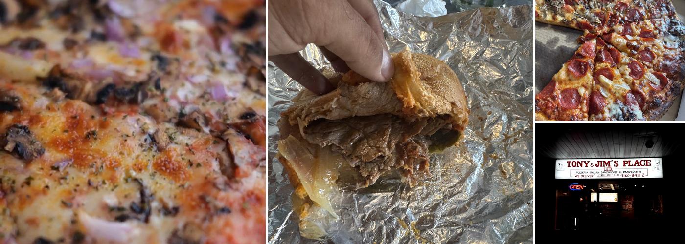 Tony & Jim's Place Menu