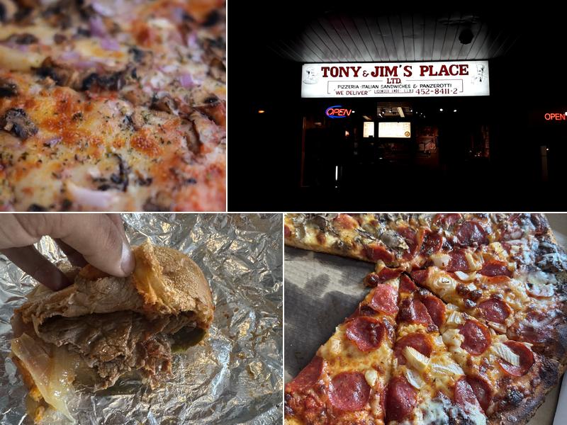 Tony & Jim's Place Menu