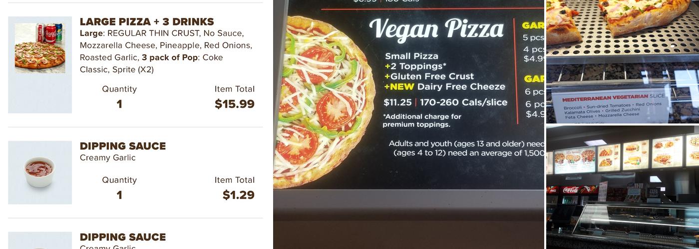 Pizza Pizza Menu