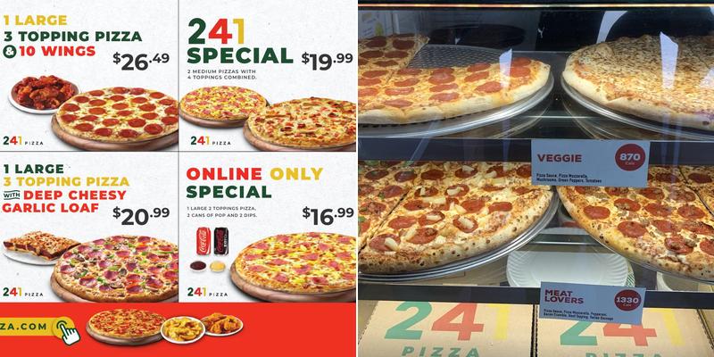 241 Pizza Menu