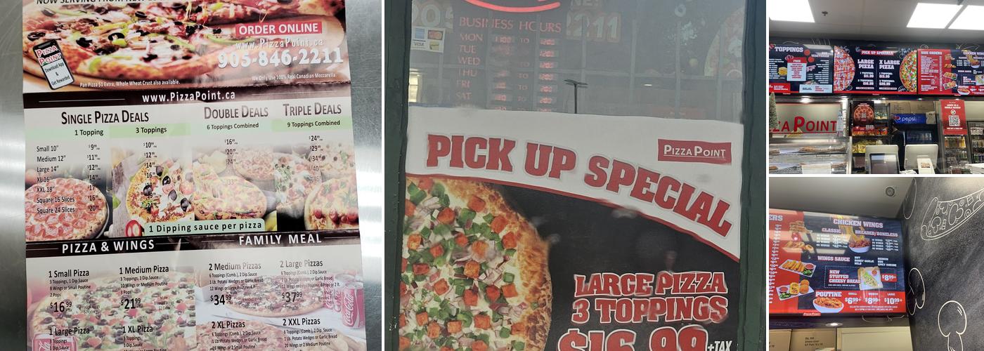 Pizza point Menu