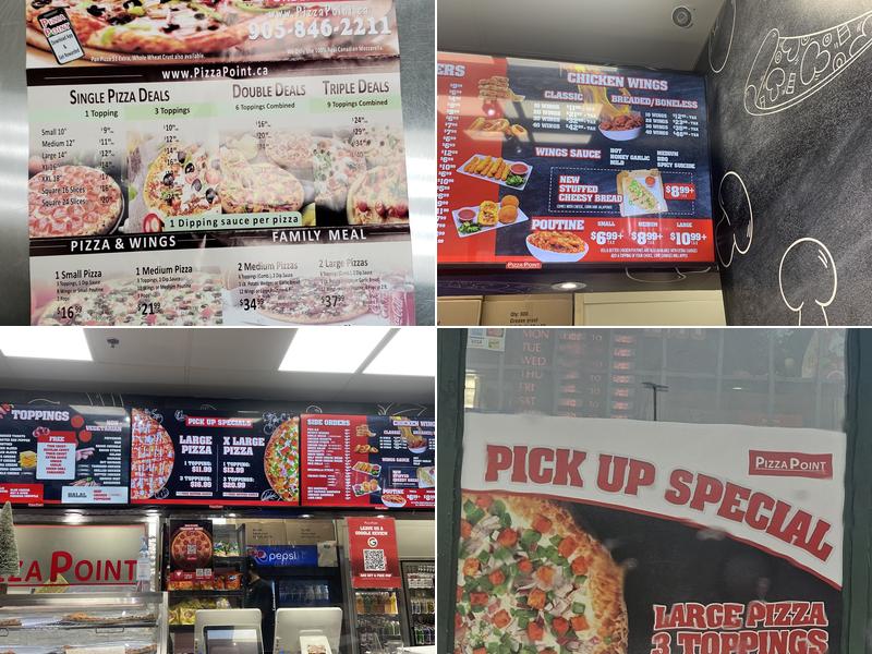 Pizza point Menu