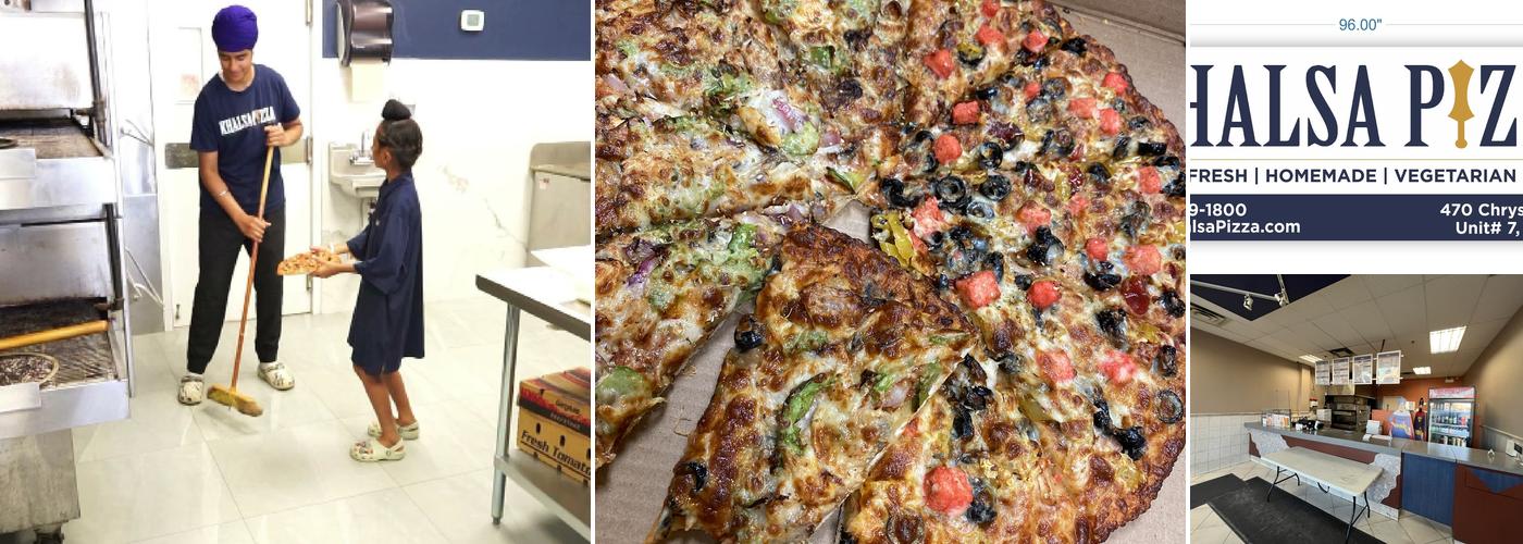 Khalsa Pizza Menu