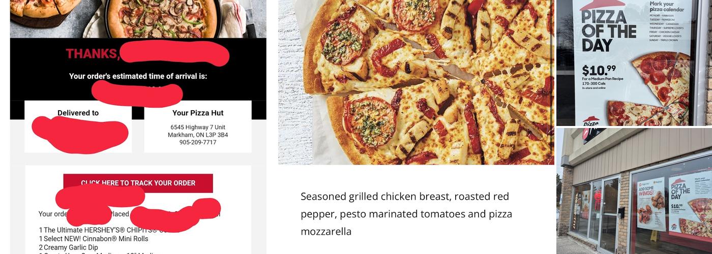 Pizza Hut Menu