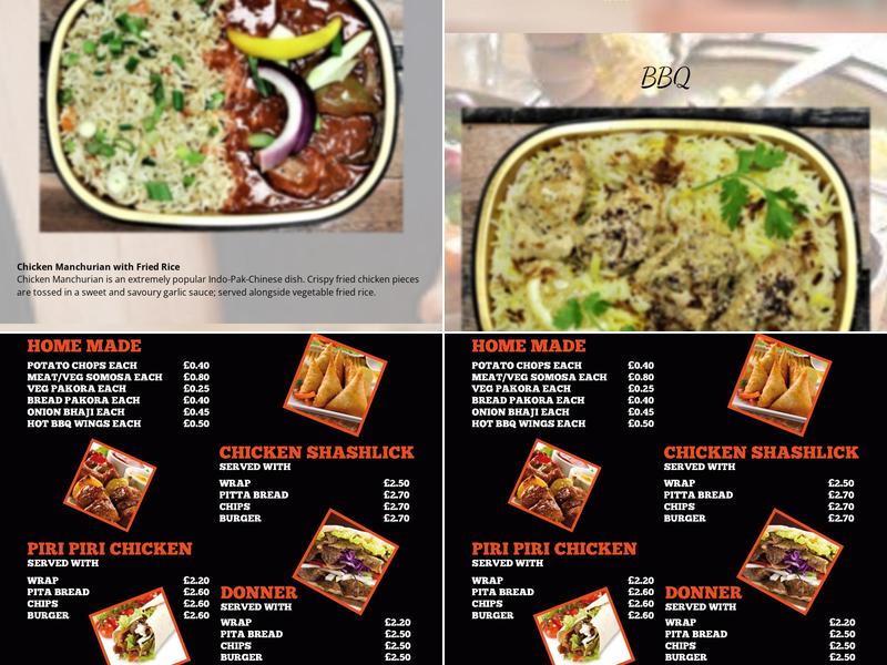 Fusionbites Menu