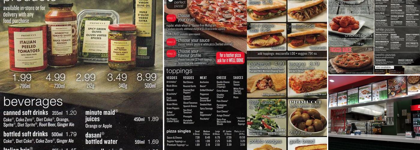 Pizza Nova Menu
