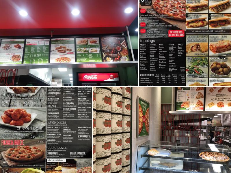 Pizza Nova Menu