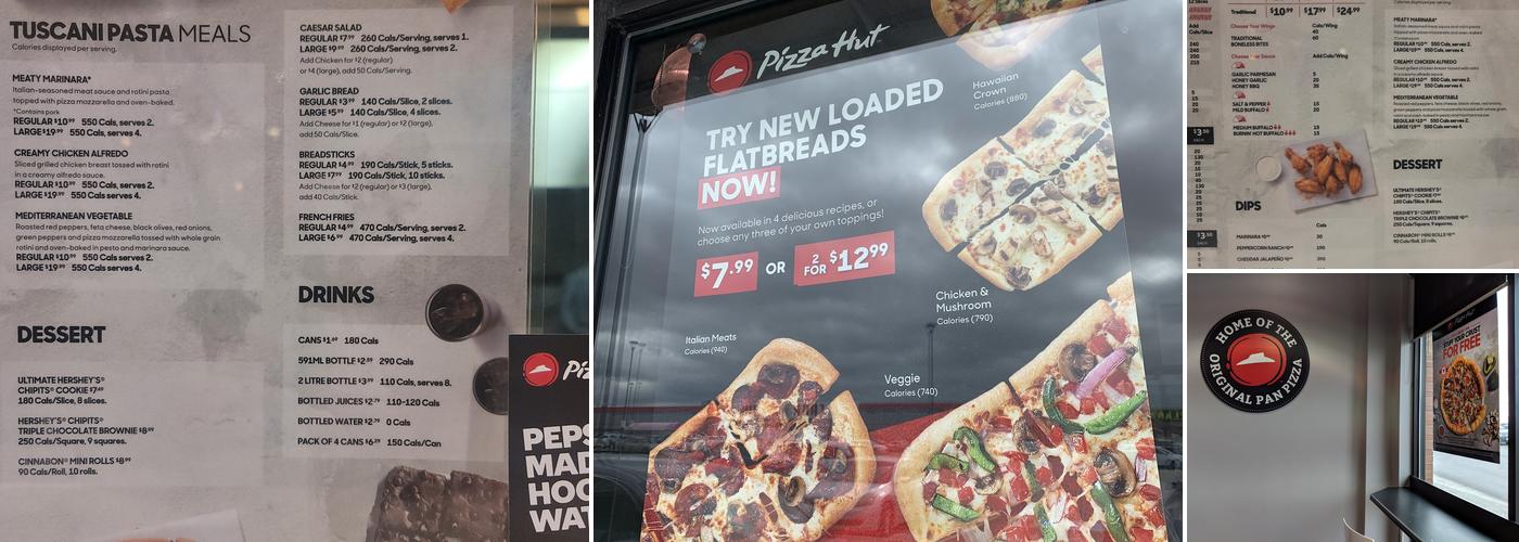 Pizza Hut Menu