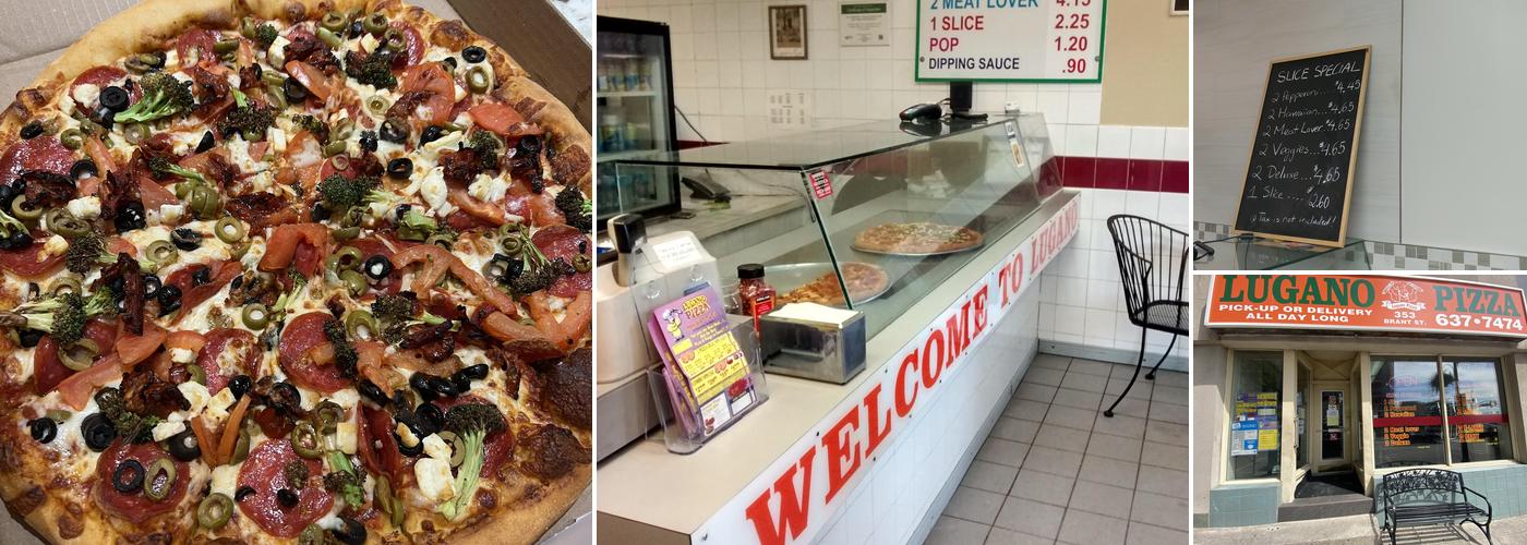Lugano Pizza Menu