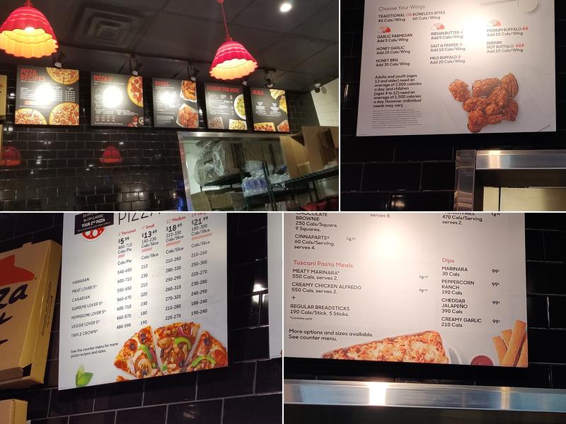 Pizza Hut Menu