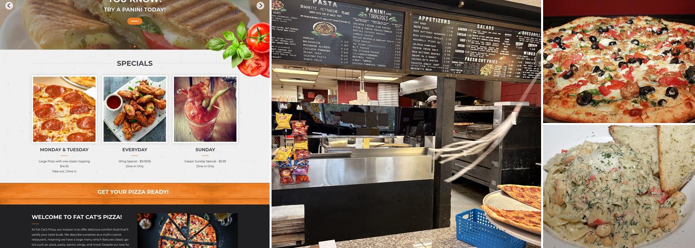 Fat Cat's Pizza Inc. Menu