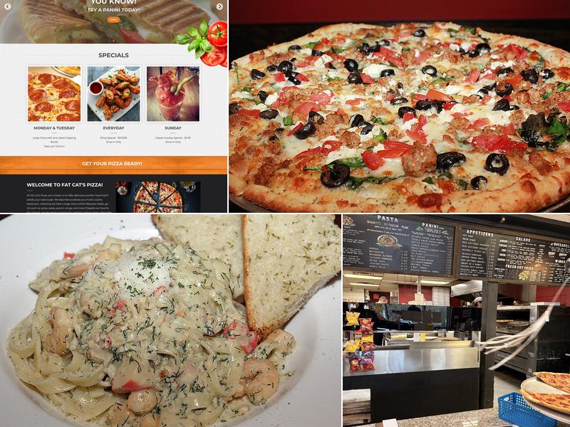 Fat Cat's Pizza Inc. Menu