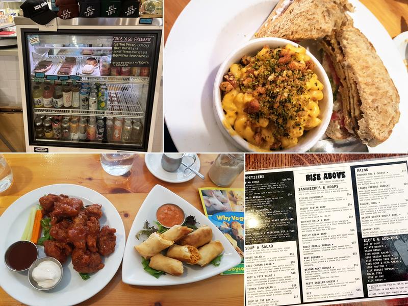 Rise Above Restaurant Menu