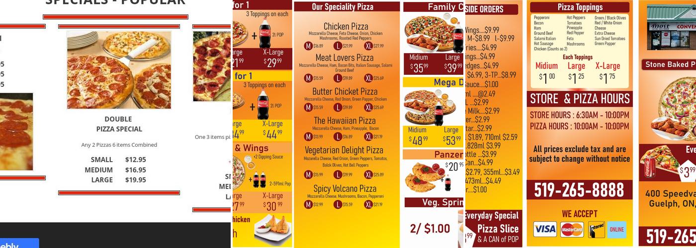 Most Convenient # Two Menu