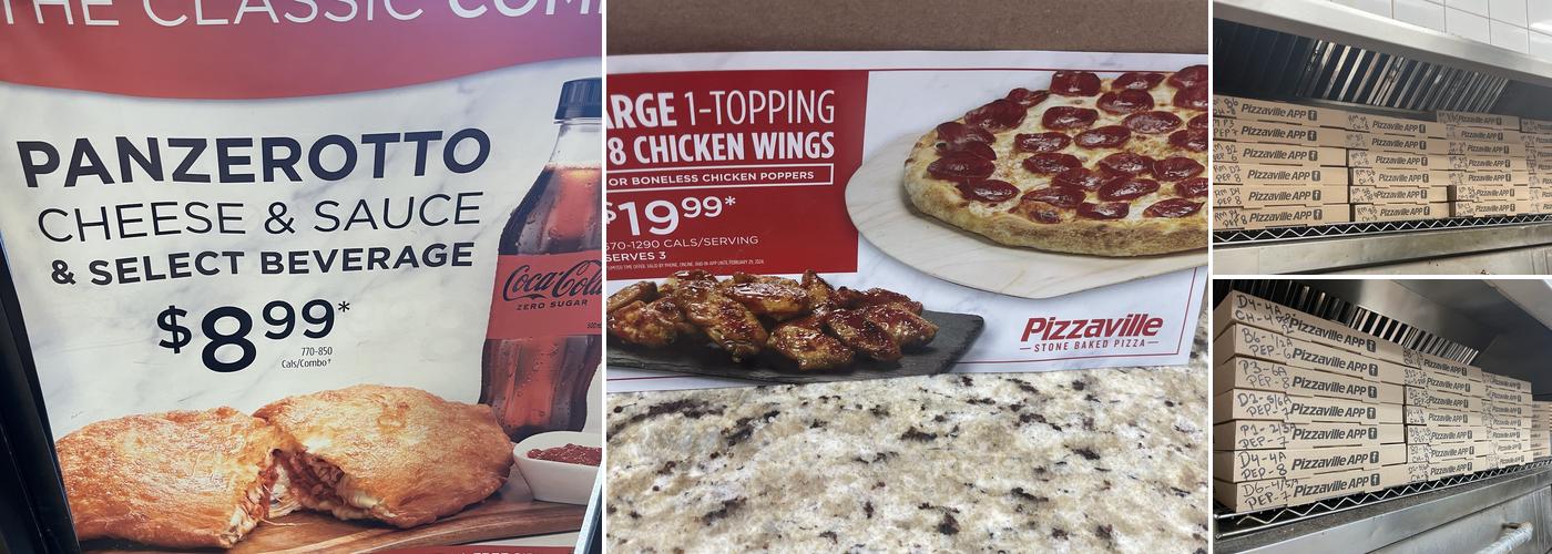 Pizzaville Menu
