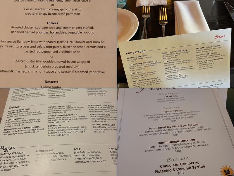 Solé Uptown Menu