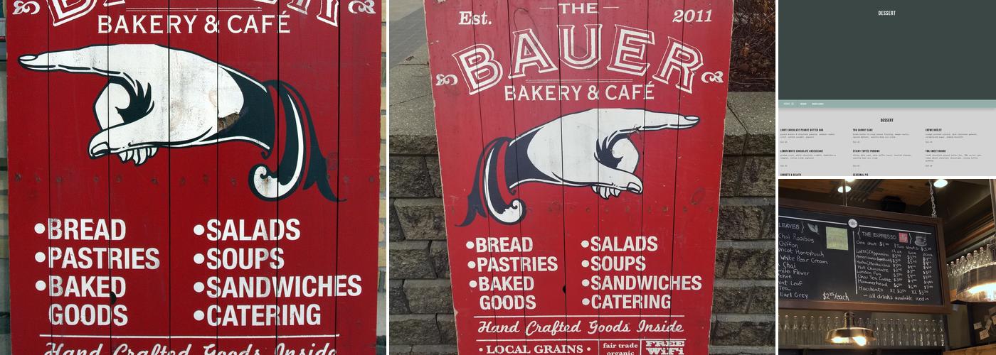 The Bauer Kitchen Menu