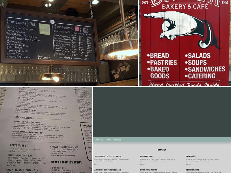 The Bauer Kitchen Menu