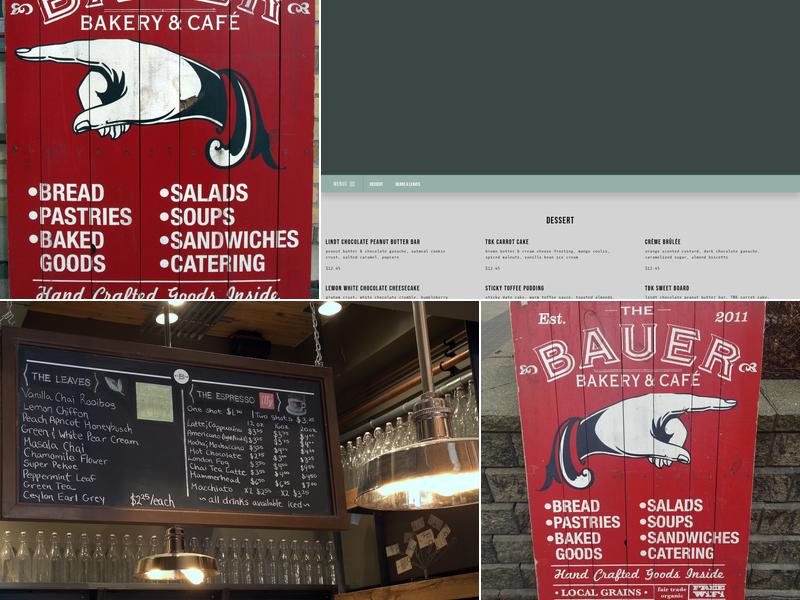 The Bauer Kitchen Menu