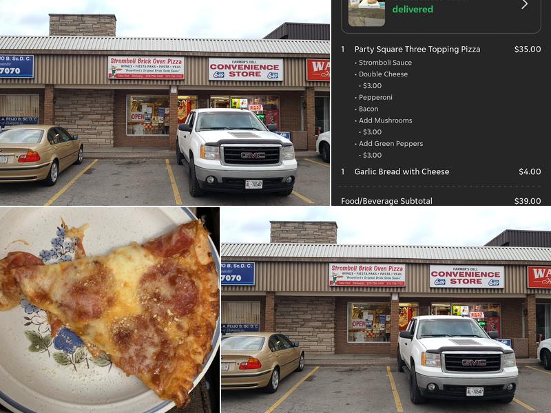 Stromboli's Brick Oven Pizza Menu