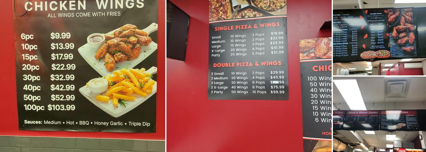 Baba Jon Pizza Menu