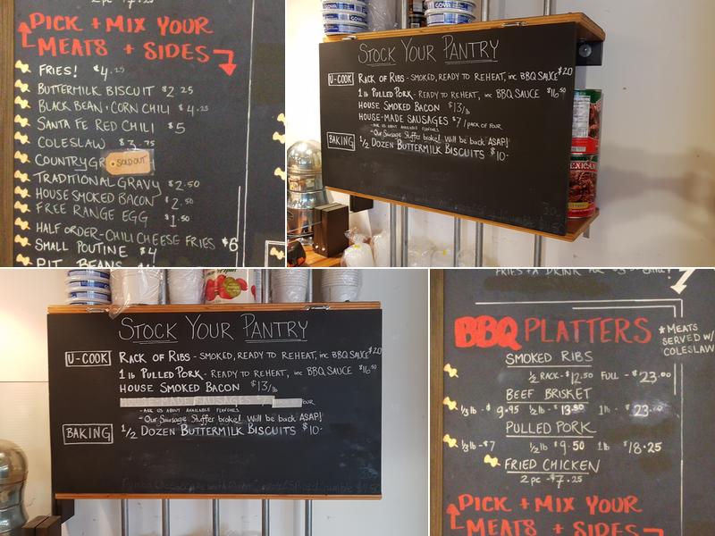 Re Up BBQ Menu