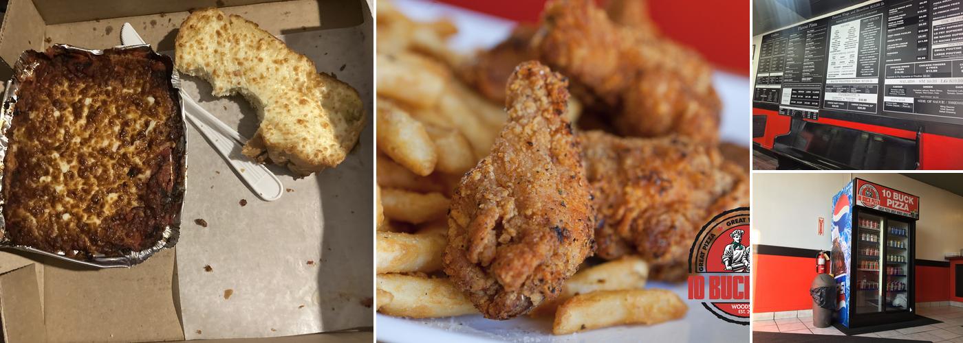 10 Buck Pizza Woodstock Menu