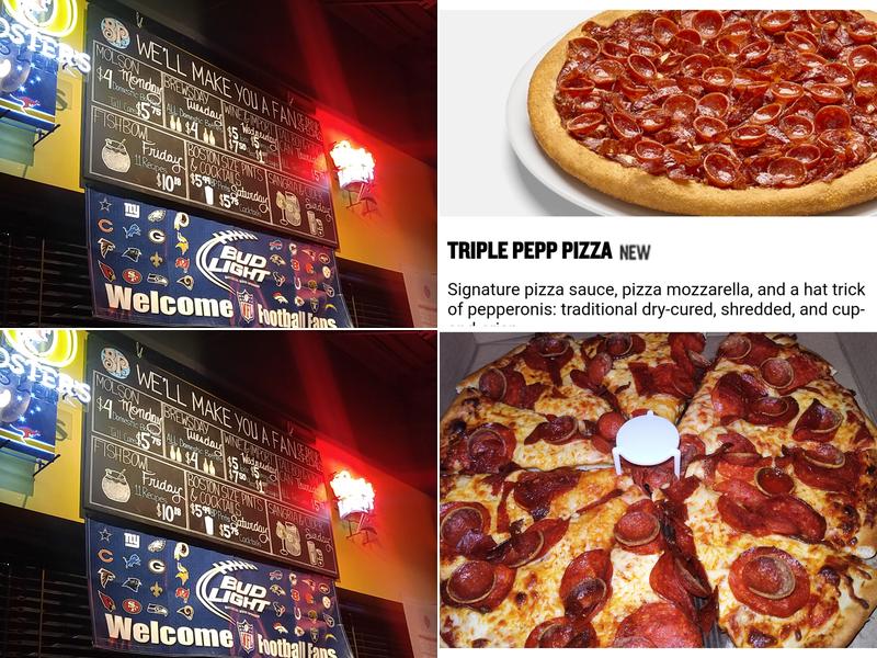 Boston Pizza Menu