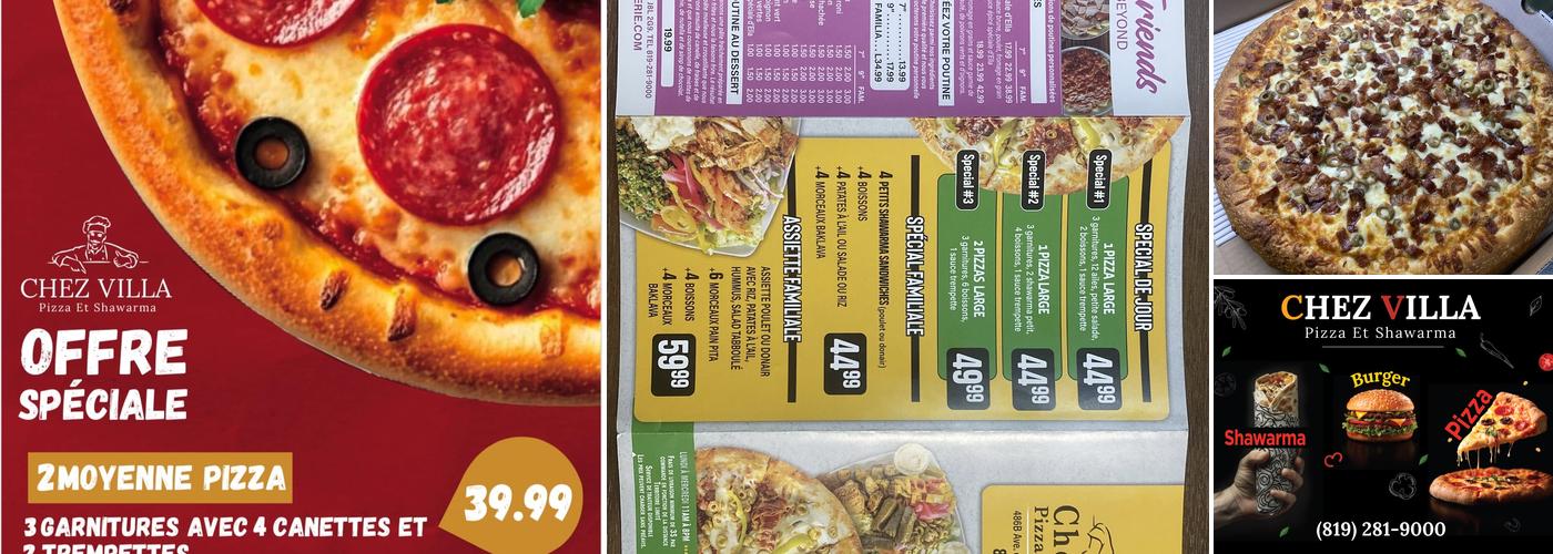 Chez Villa - Buckingham Menu