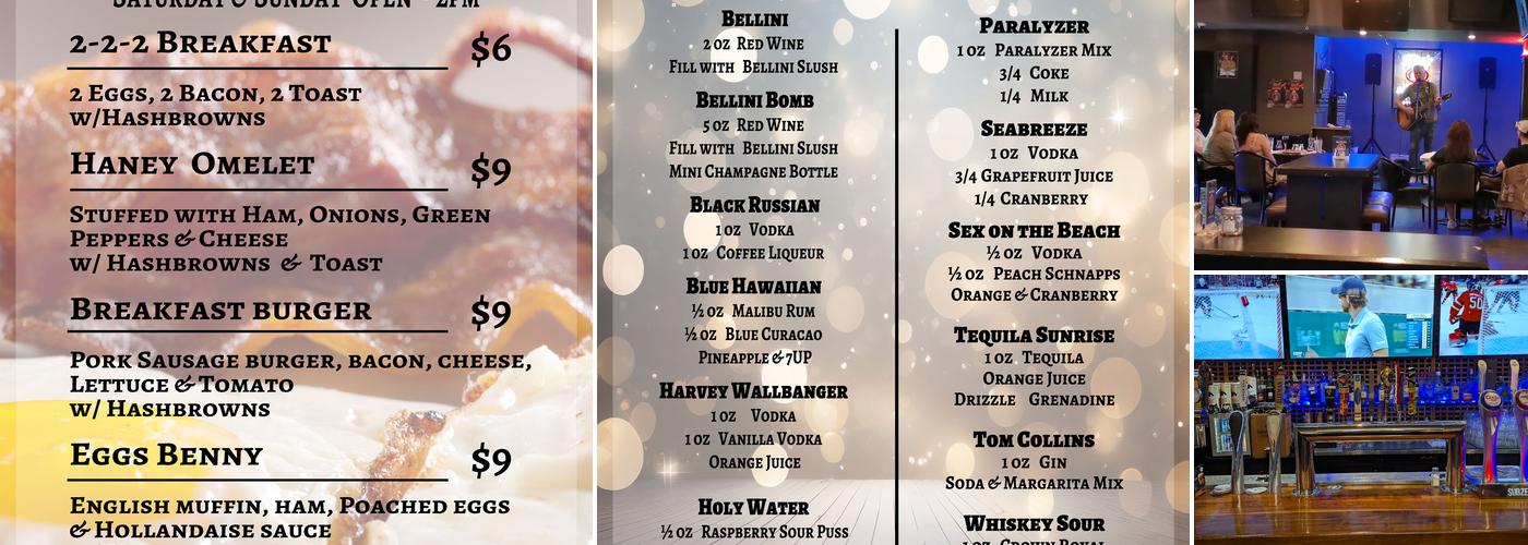 The Haney Public House Menu